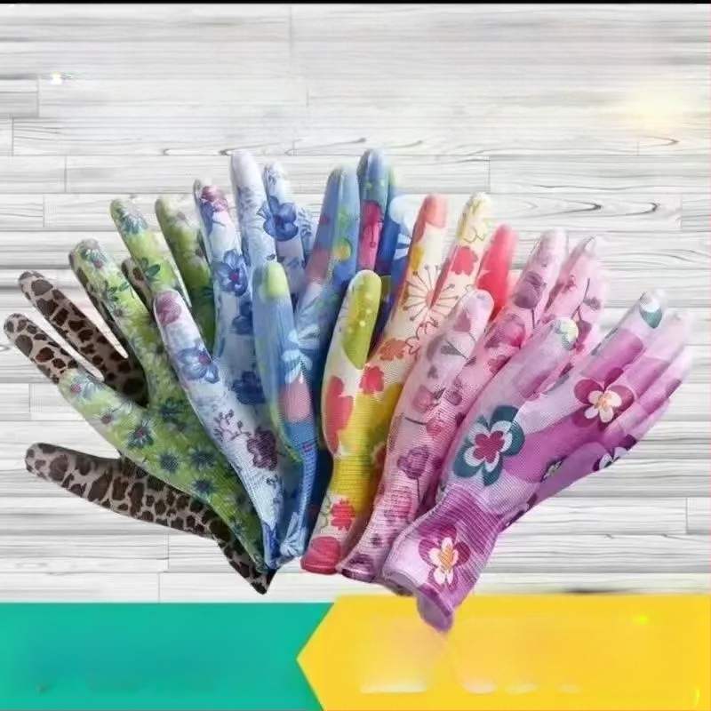 Xingyu Xingqiao nyomtatott Pu kesztyű női nyári ultravékony lélegző kényelmes antisztatikus munkavédelmi kesztyű nagykereskedelem