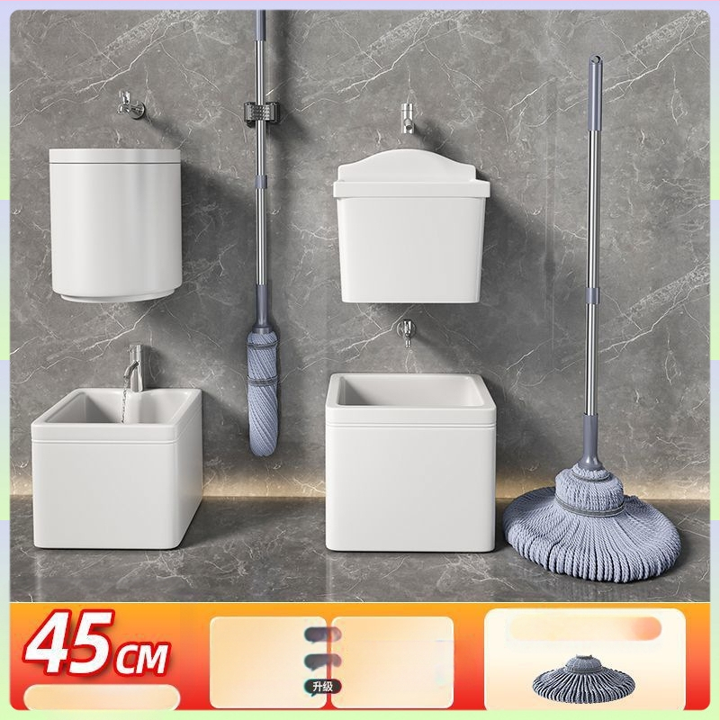 Σφουγγαρίστρα αυτοστίψιμη χωρίς χέρια για οικιακή χρήση, Μεγάλη σφουγγαρίστρα με κεφαλή για στεγνή και υγρή χρήση, Περιστρεφόμενη τεμπέλα σφουγγαρίστρα, Μεγάλη σφουγγαρίστρα με κεφαλή