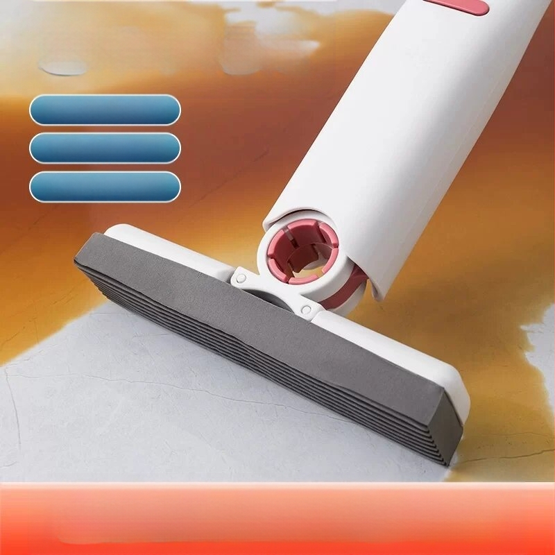 Επιτραπέζια μίνι σφουγγαρίστρα Lazy χειρός, χωρίς χέρια, κολλημένη βαμβακερή κουζίνα, μπάνιο, νιπτήρας μπάνιου, απορροφητική νερού σφουγγαρίστρα