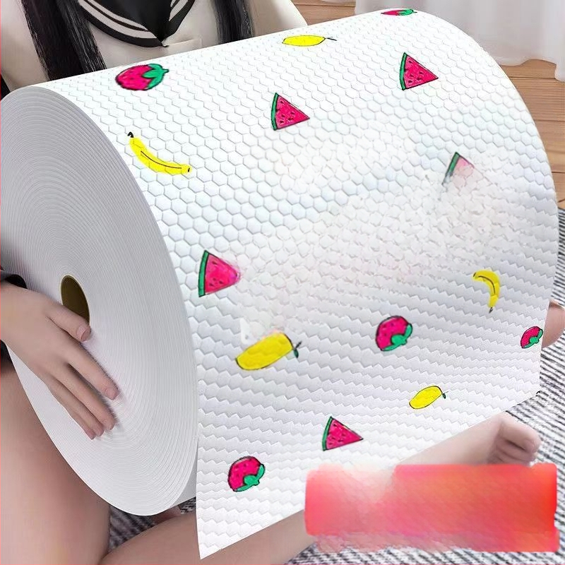 Lazy Rag Paksendatud köögipaberrätik Ühekordne nõudepesulapp Õli imav paberrätik Märg- ja kuivkasutus