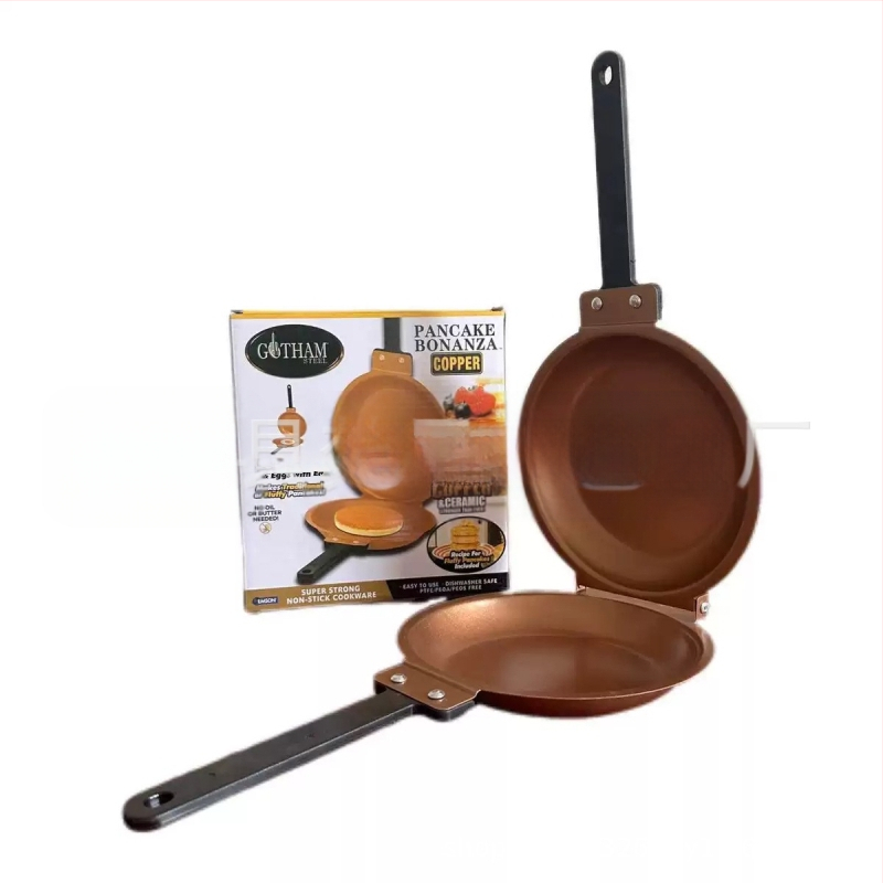 „CrossBorder Amazon“ torto kepimo forma Dvipusė neprideganti keptuvė Meksikietiška sulankstoma keptuvė Auksinė sulankstoma keptuvė