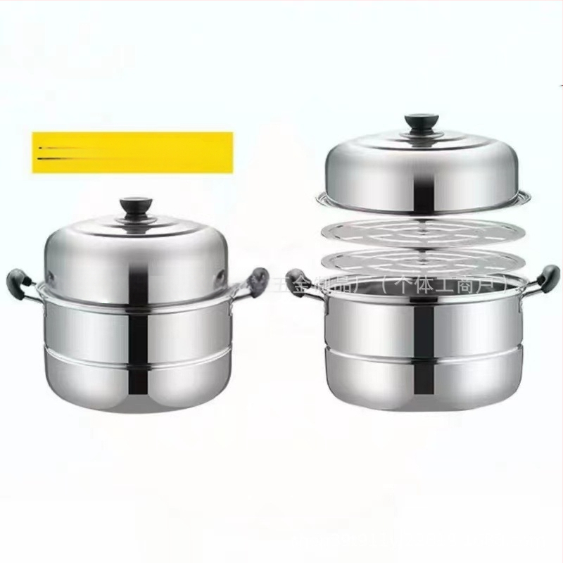 Параход Многослоен параход Многофункционален параход "Всичко в едно" Голям капацитет Параход от неръждаема стомана Параход с клетка Индукционна печка