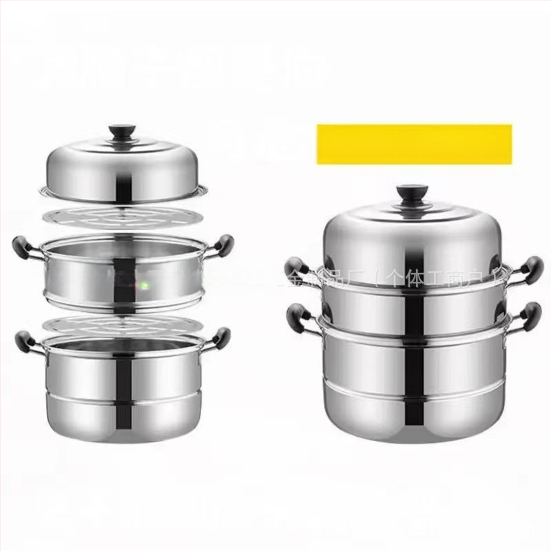 Параход Многослоен параход Многофункционален параход "Всичко в едно" Голям капацитет Параход от неръждаема стомана Параход с клетка Индукционна печка