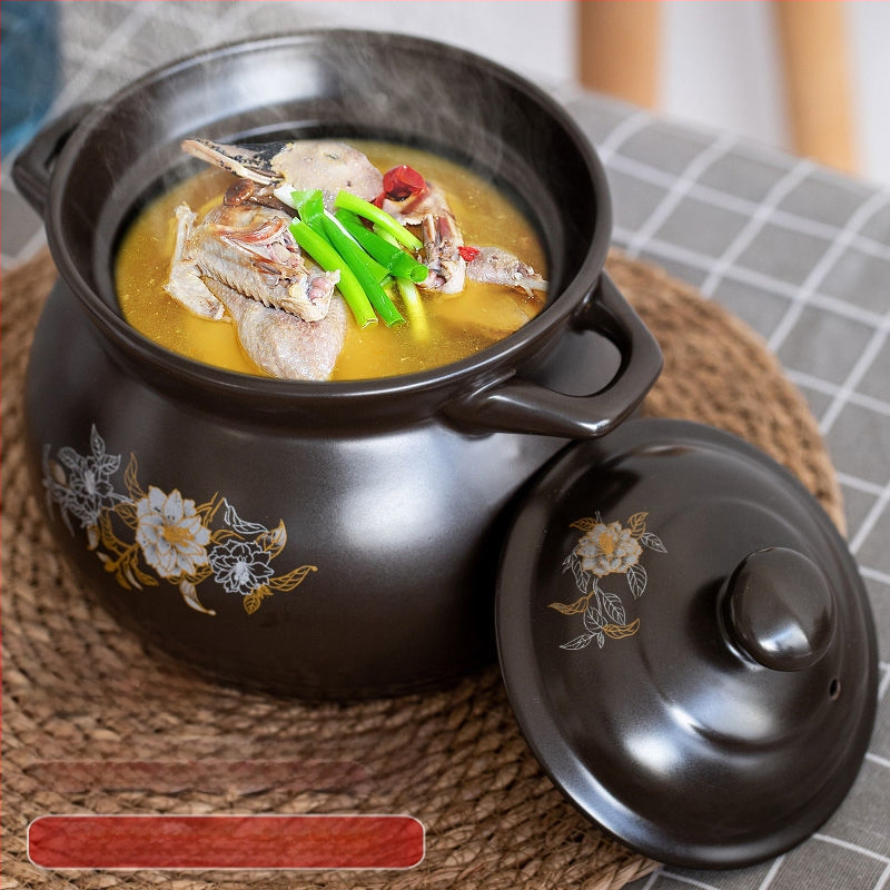 Troškintuvas Didelis sriubos puodas Aukštai temperatūrai atsparus specialus buitinis gamtinių dujų sriubos puodas Troškintuvas