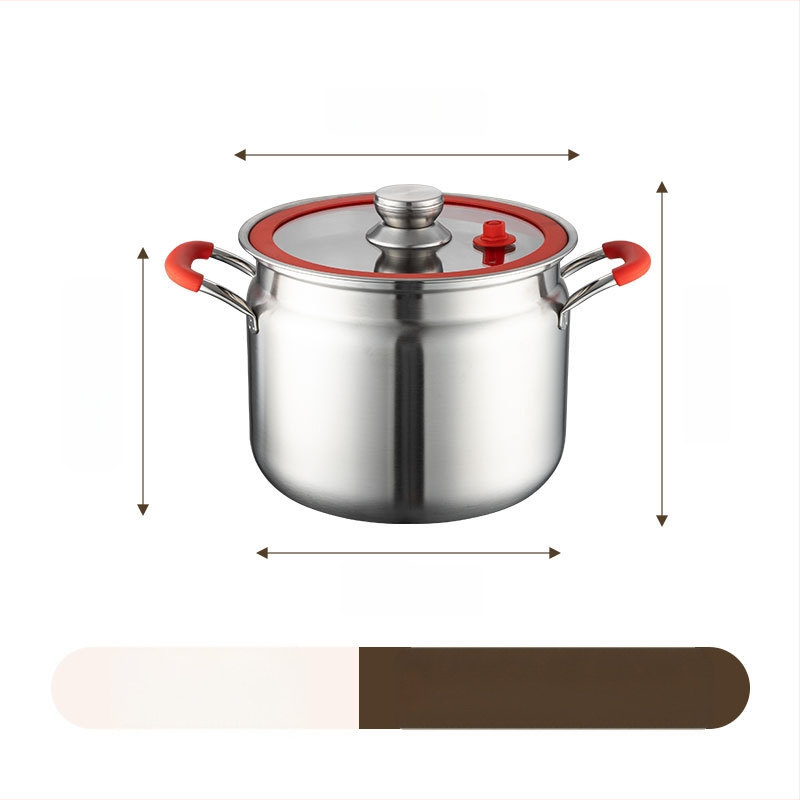 Vastagított rozsdamentes acél mikronyomású főző, nagy kapacitású háztartási levesesfazék, lezárt üveg, pároláshoz és főzéshez, többcélú gőzölős levesesfazék, nagykereskedelmi ajándék