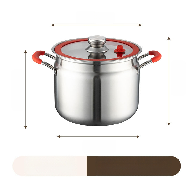 Vastagított rozsdamentes acél mikronyomású főző, nagy kapacitású háztartási levesesfazék, lezárt üveg, pároláshoz és főzéshez, többcélú gőzölős levesesfazék, nagykereskedelmi ajándék