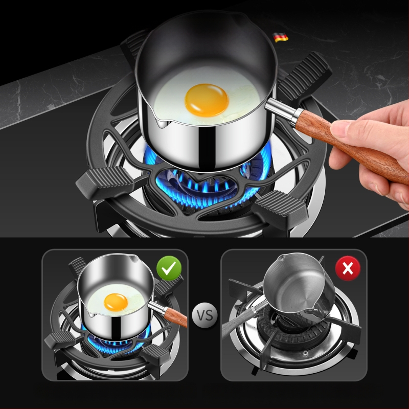 Gāzes plīts statīvs Gāzes plīts kronšteins Virtuves plīts Neslīdošs katlu statīvs Mazs katls Piena katla kronšteins Universāls plīts statīvs