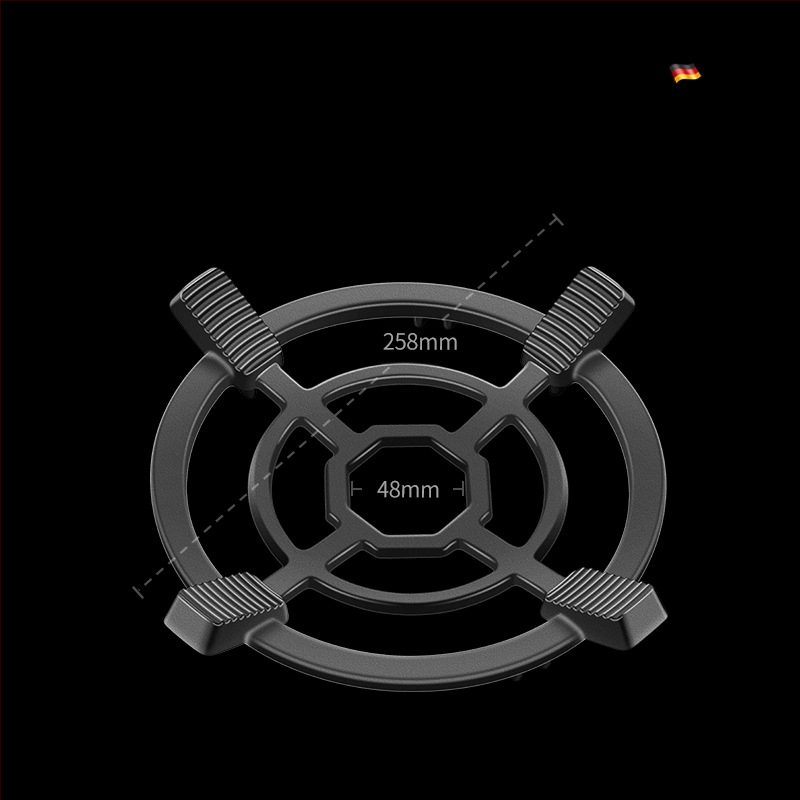 Gāzes plīts statīvs Gāzes plīts kronšteins Virtuves plīts Neslīdošs katlu statīvs Mazs katls Piena katla kronšteins Universāls plīts statīvs