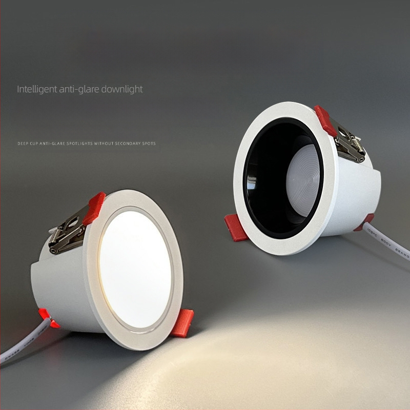 Pilna spektra pretatspīduma LED iegultais bezgalvas apgaismojuma inženierijas viesnīcas viesistabas mājas pilnībā alumīnija griestu griestu apgaismojums