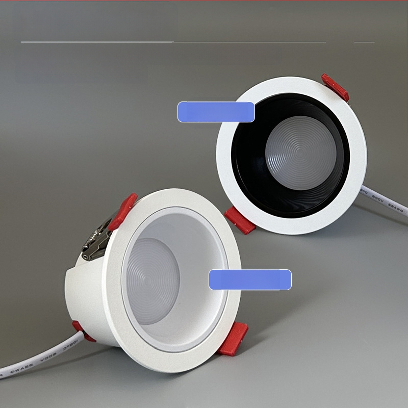 Pilna spektra pretatspīduma LED iegultais bezgalvas apgaismojuma inženierijas viesnīcas viesistabas mājas pilnībā alumīnija griestu griestu apgaismojums