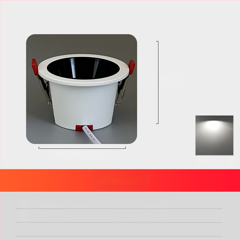 Pilna spektra pretatspīduma LED iegultais bezgalvas apgaismojuma inženierijas viesnīcas viesistabas mājas pilnībā alumīnija griestu griestu apgaismojums