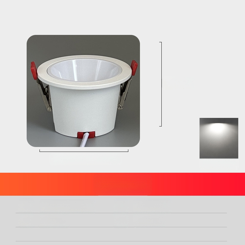 Pilna spektra pretatspīduma LED iegultais bezgalvas apgaismojuma inženierijas viesnīcas viesistabas mājas pilnībā alumīnija griestu griestu apgaismojums