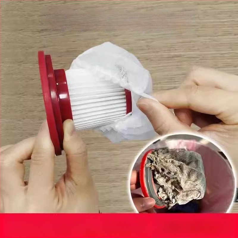 Ühekordselt kasutatav tolmuimeja filtrielement, filter, mittekootud tolmukott, tolmukindel, hingav, elastne, majapidamises kasutatav universaalne võrgust kate