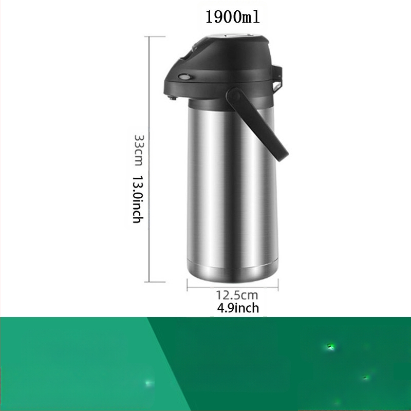 Preso tipo termosinis buitinis oro slėgio virdulys didelės talpos nerūdijančio plieno virdulys nešiojamas didmeninis eksportas