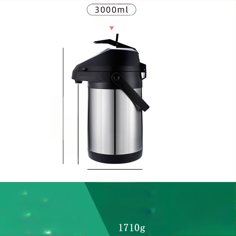 Preso tipo termosinis buitinis oro slėgio virdulys didelės talpos nerūdijančio plieno virdulys nešiojamas didmeninis eksportas