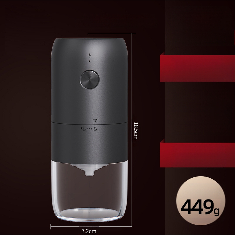 Elektrinis kavos malūnėlis Buitinis įkraunamas kavos pupelių malūnėlis Lauko nešiojamas kavos pupelių malūnėlis Automatinis malūnėlis