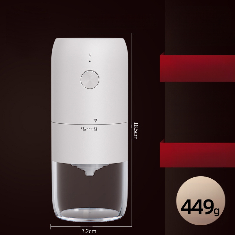 Elektrinis kavos malūnėlis Buitinis įkraunamas kavos pupelių malūnėlis Lauko nešiojamas kavos pupelių malūnėlis Automatinis malūnėlis