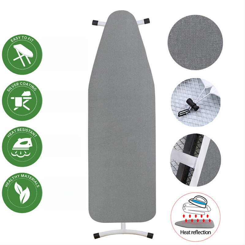 Gamintojo tiekiami sidabruoti lyginimo lentos užvalkalai, dulkėms atsparūs lyginimo lentos medžiaginiai užvalkalai, aukštai temperatūrai atsparūs lyginimo lentos užvalkalai, pagal užsakymą pagaminti tarpvalstybiniai didmeniniai produktai