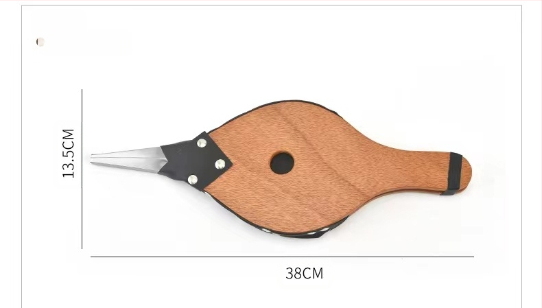 Amazoni käsitsi puhur, välistingimustes kasutatav grillpuhur, nahast tiigrikamin, piiriülene tarne, puidust kaminatrummel