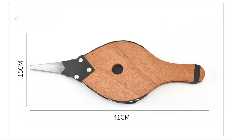 Amazoni käsitsi puhur, välistingimustes kasutatav grillpuhur, nahast tiigrikamin, piiriülene tarne, puidust kaminatrummel