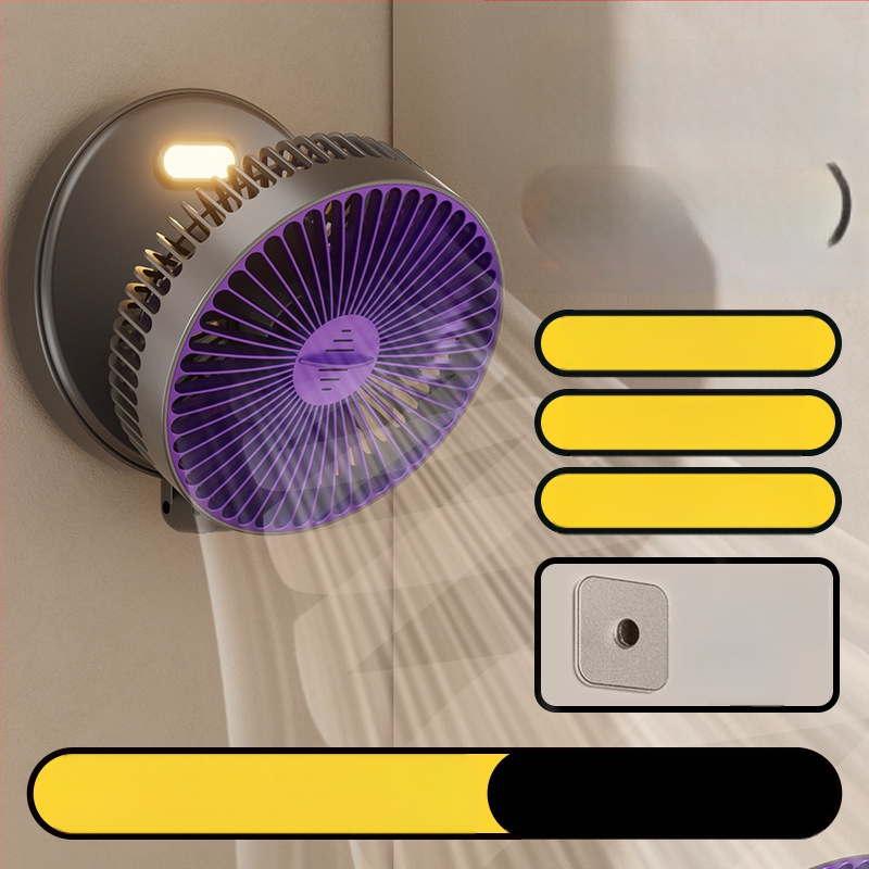 Užsienio prekybos tarpvalstybinis USB įkrovimo mažas ventiliatorius, sulankstomas naktinės lemputės stalinis, sieninis, aromaterapijos stalinis ventiliatorius, mažų dovanų pristatymas