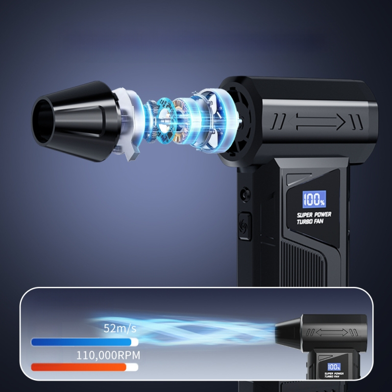 Юли 2025 г. Нов ръчен преносим автомобилен прахосмукачка Violent Turbo Fan