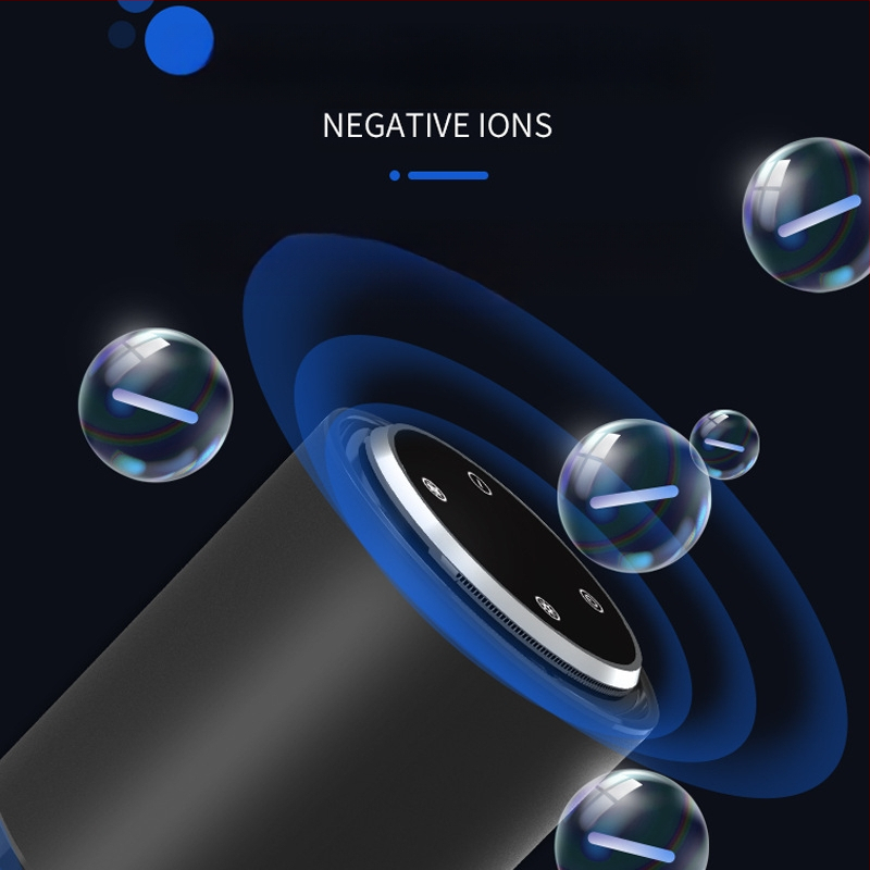 Figo 8. põlvkonna nutikas auto õhupuhasti ja muu negatiivse ioonosooni steriliseerimine, tolmu eemaldamine, formaldehüüdi auto hapnikubaar