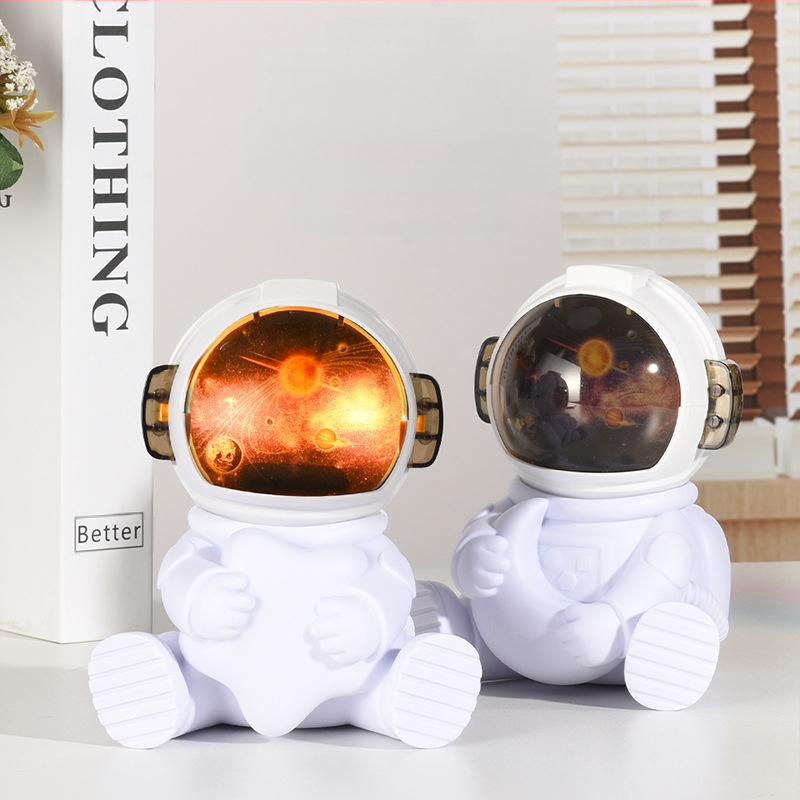 Νέος υγραντήρας λάμπας αστροναύτη Starry Sky με βύσμα USB για φοιτητικό δώρο, υπνοδωμάτιο, επιτραπέζιος υγραντήρας αστροναύτη