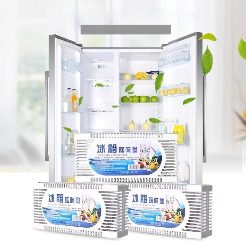 Frigider deodorant de uz casnic cutie purificatoare deodorant puternic nano minerale cristal carbon activ dehumidificare cutie congelator deodorizare
