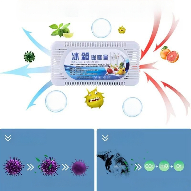 Frigider deodorant de uz casnic cutie purificatoare deodorant puternic nano minerale cristal carbon activ dehumidificare cutie congelator deodorizare