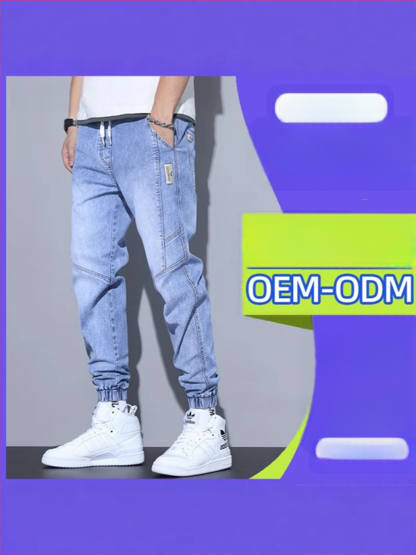 Ouni Liangpin Egyedi Farmer Férfiaknak, Határokon Átnyúló Kizárólagos Forrású, Gyári Márkás, OEM Módosított Alkalmi Nadrág