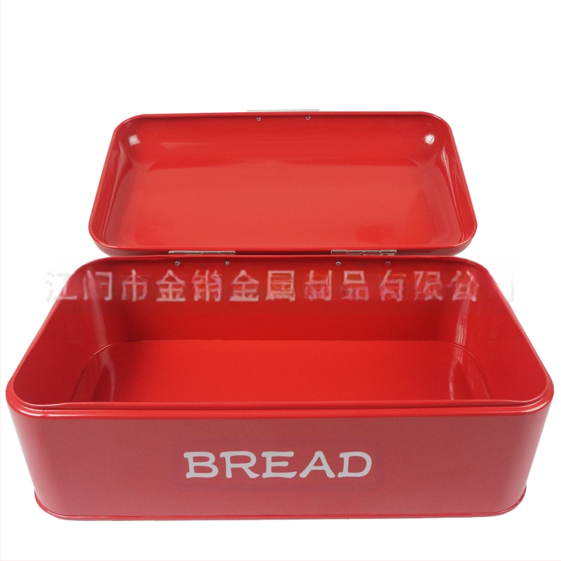 Piiriülene allikas Amazoni kuummetallist suur lameda kaanega leivakast Euroopa köögi hoiukast Jiangmeni tehasest