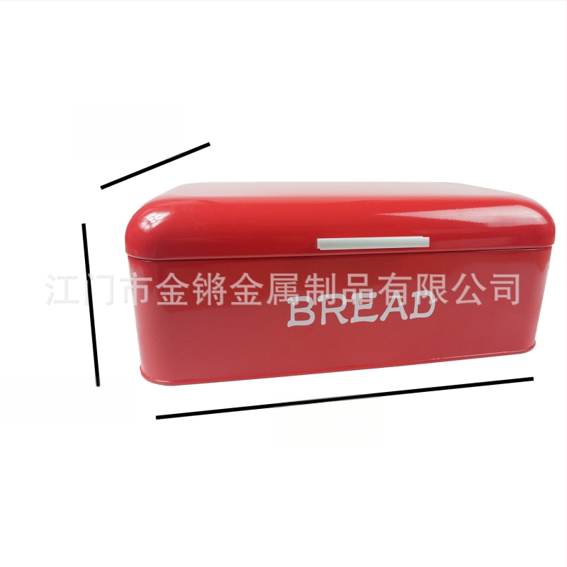 Piiriülene allikas Amazoni kuummetallist suur lameda kaanega leivakast Euroopa köögi hoiukast Jiangmeni tehasest