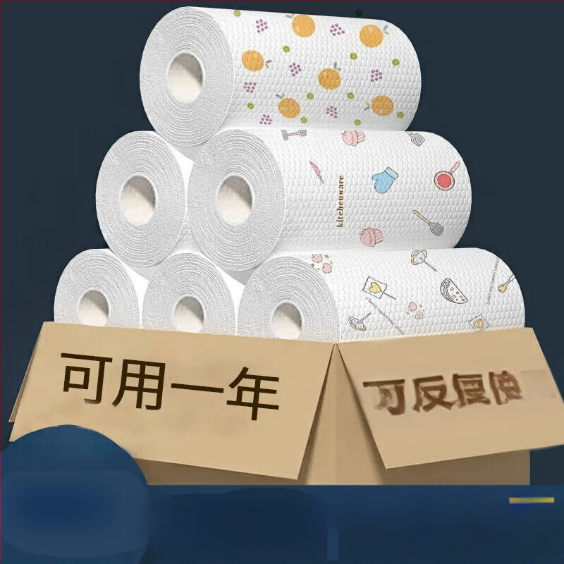 Vienkartinė drėgna ir sausa indų plovimo šluostė virtuvei, nesugerianti aliejaus, buitinės valymo šluostės didmeninė prekyba