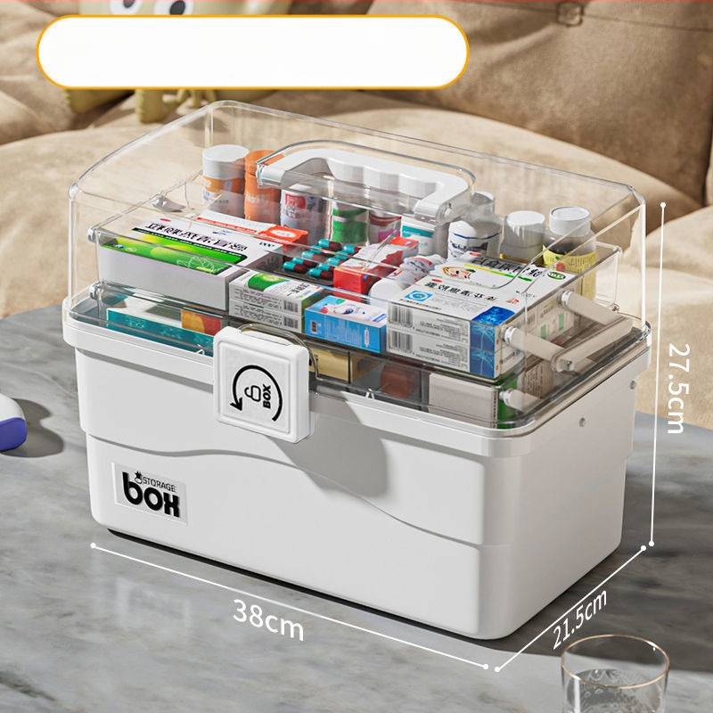 Ravimikarp majapidamiseks, suure mahutavusega majapidamisravimikarp, multifunktsionaalne mitmesuguste asjade hoiukarp, väärtuslik lauaarvuti hoiuriiul