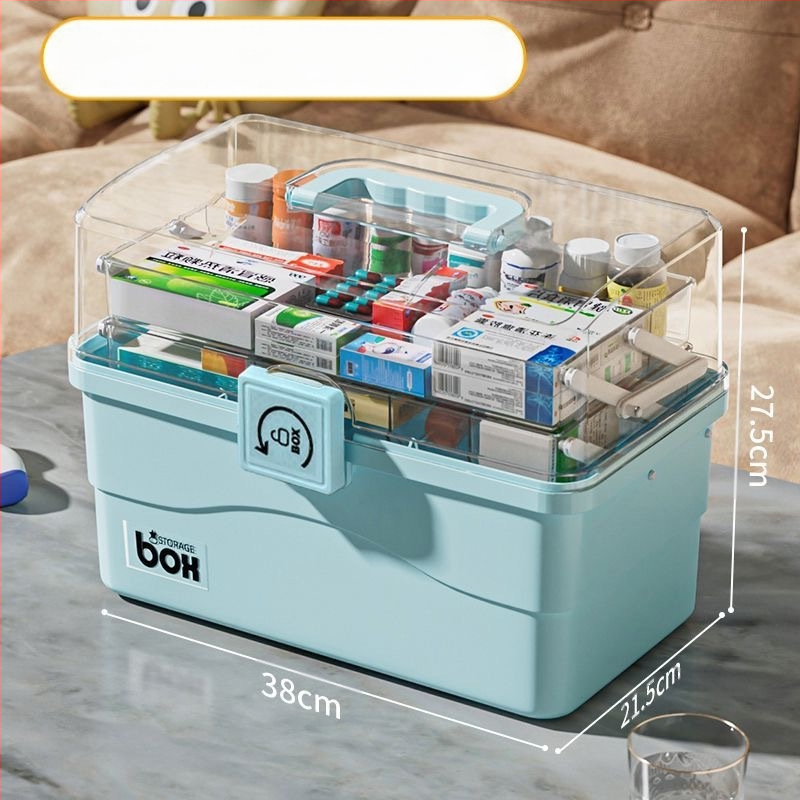 Ravimikarp majapidamiseks, suure mahutavusega majapidamisravimikarp, multifunktsionaalne mitmesuguste asjade hoiukarp, väärtuslik lauaarvuti hoiuriiul