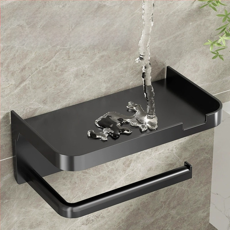 Zsebkendőtartó, falra szerelhető, WC, fürdőszoba, konyhai tárolódoboz, lyukasztásmentes, kétrétegű, hotelszobai papírtekercs-tároló állvány