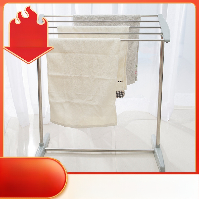 Határokon átnyúló kis rozsdamentes acél szárítóállvány, fehérneműhöz, zoknihoz, törölközőszárító állvány, háztartási kollégiumi kültéri erkély