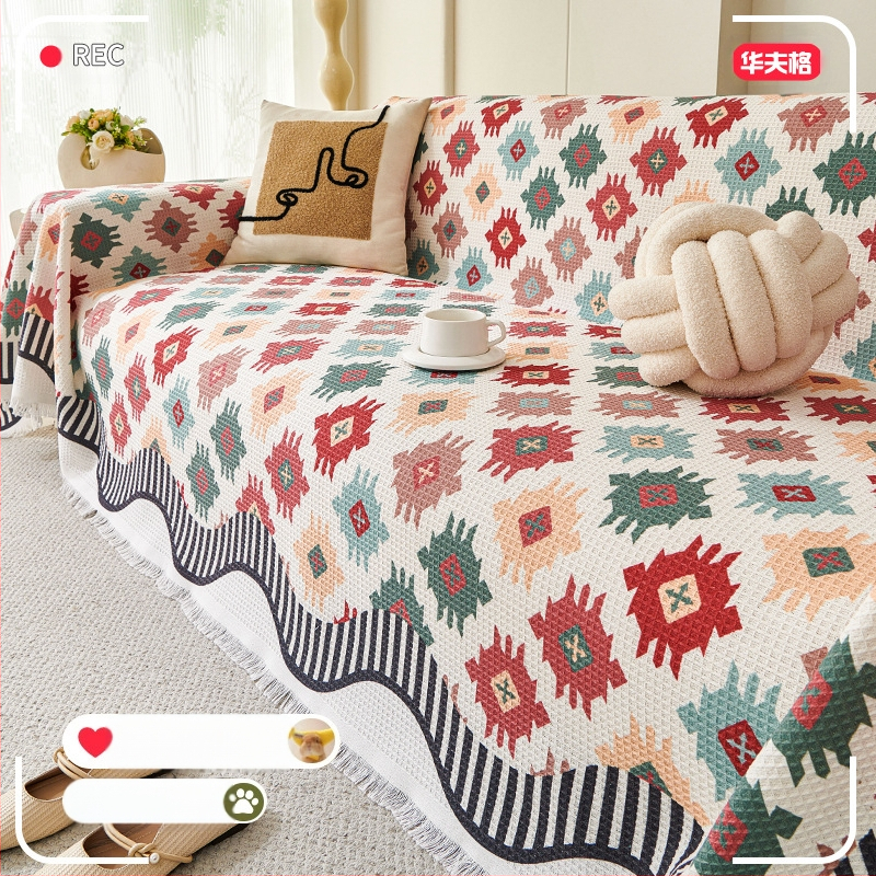 raktáron Kanapéhuzat Advanced Sense Four Seasons Univerzális Kanapétörölköző Kanapéhuzat Kendő Őszre és Télre Karcálló Egyrészes Kanapépárna