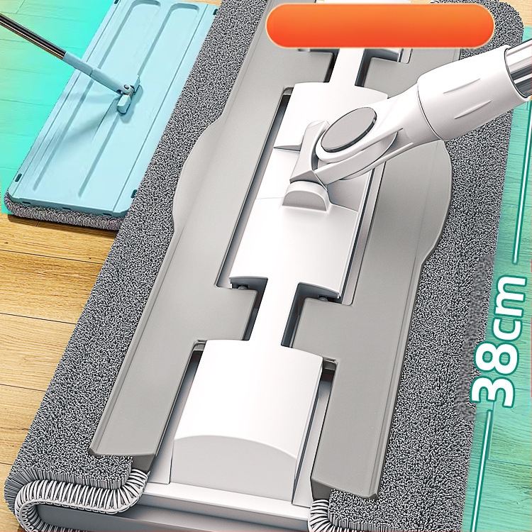 Naujo stiliaus buitinė šluostė su nuimama plokščia šluostės galvute, pakeičianti vieną šluostę, 2025 m. švari medinių grindų šluostė