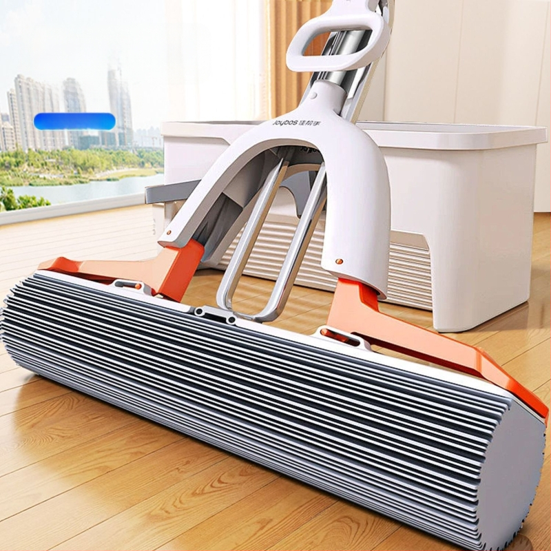 Νέα σφουγγαρίστρα σφουγγαρίσματος 2025 Νέο μοντέλο για οικιακή χρήση, καθαρισμός σε ένα βήμα, πλύσιμο χωρίς χέρια, πτυσσόμενη, απορροφητική σφουγγαρίστρα σφουγγαρίσματος