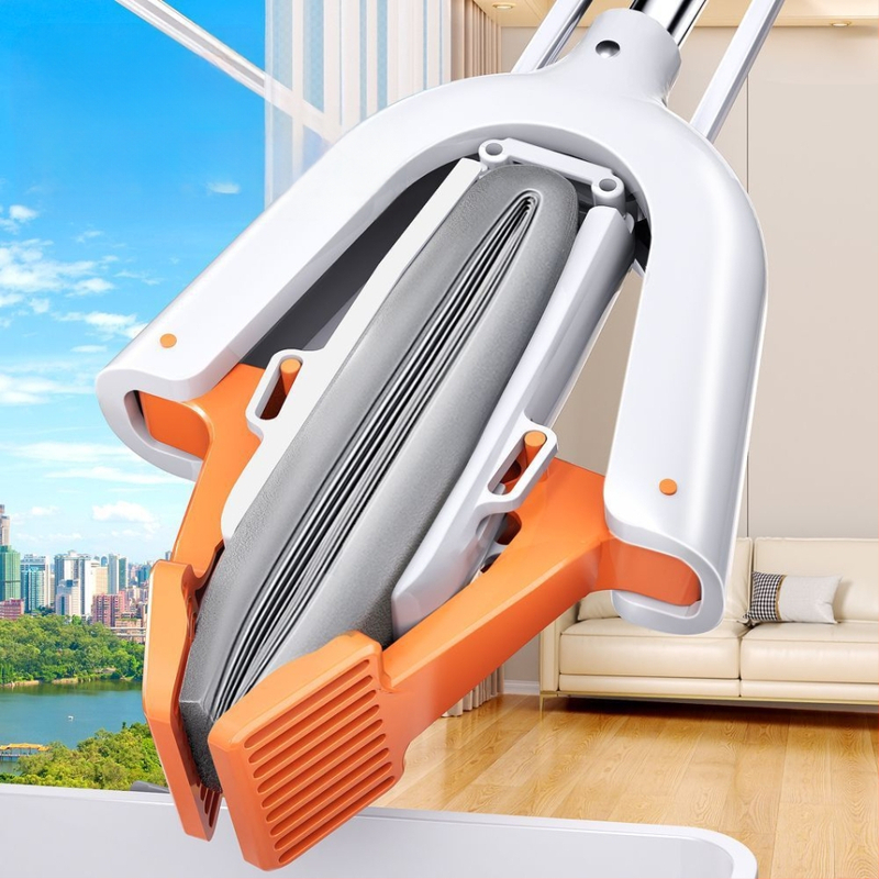 Νέα σφουγγαρίστρα σφουγγαρίσματος 2025 Νέο μοντέλο για οικιακή χρήση, καθαρισμός σε ένα βήμα, πλύσιμο χωρίς χέρια, πτυσσόμενη, απορροφητική σφουγγαρίστρα σφουγγαρίσματος