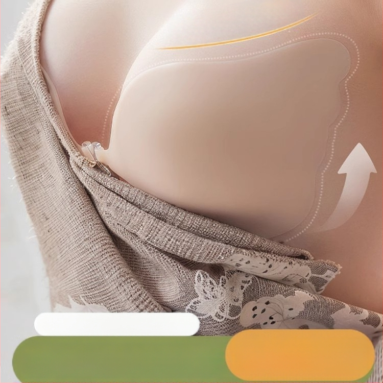 Naiste suvine õhuke hingav suur rinnapartii väikese rinnapartii push-up lõtvumisvastane silikoonist nähtamatu rinnaplaaster