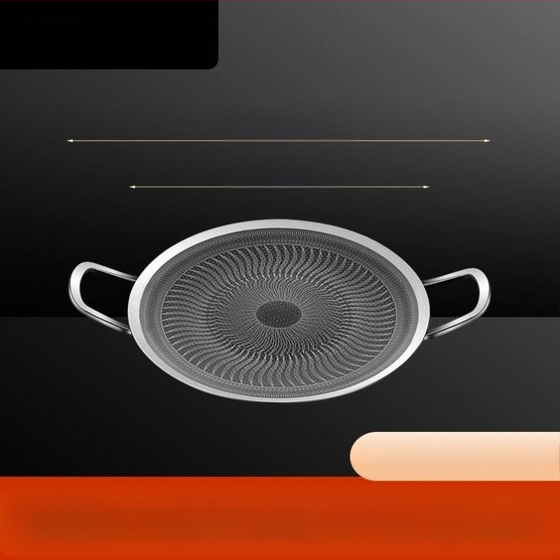 Gaasipliit, roostevabast terasest grillplaat, avatud leegiga grillplaat, 316L mittenakkuva kattega pann, 316L küpsetusplaat, kasutajale tasuta saatmine