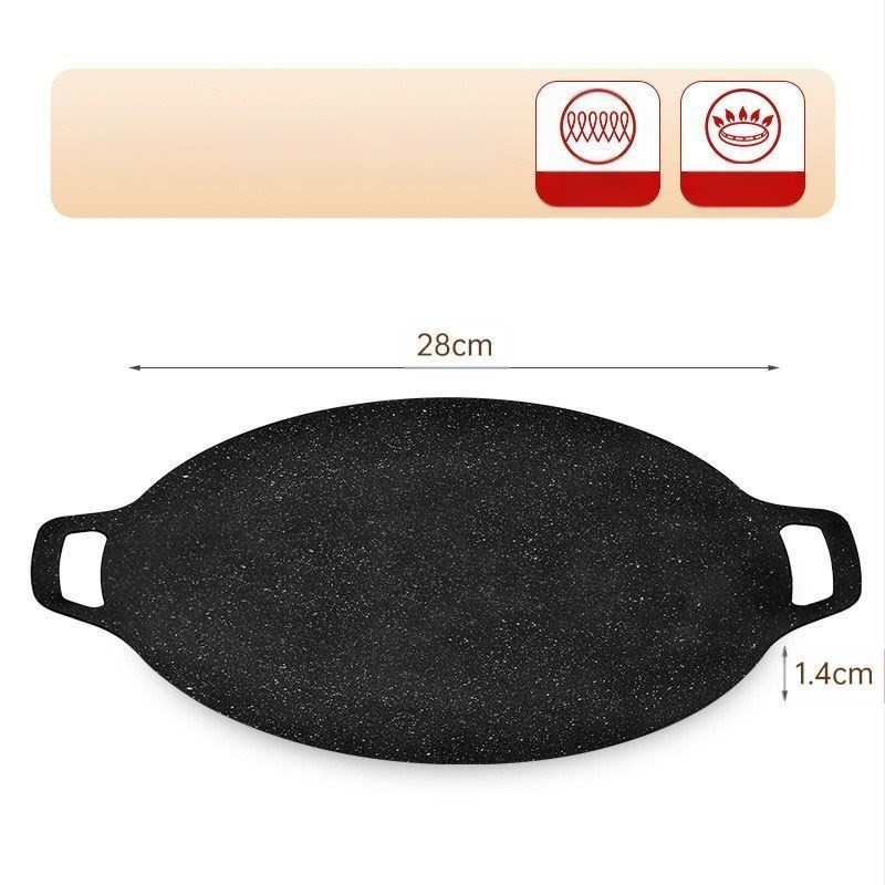 Gaasipliit, roostevabast terasest grillplaat, avatud leegiga grillplaat, 316L mittenakkuva kattega pann, 316L küpsetusplaat, kasutajale tasuta saatmine