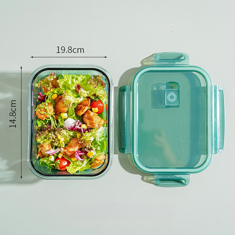Irodai dolgozóknak szánt ebéddoboz, elkülönített üveges ebéddoboz, mikrohullámú sütőben melegített diák ebéddoboz, leveses tál, átlátszó gyümölcstároló