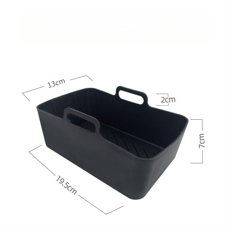 Oro gruzdintuvės kvadratinė silikoninė kepimo skarda virtuvės orkaitės kepimo įdėklas dvigubas specialus gruzdintuvės silikoninės kepimo skardos priedai