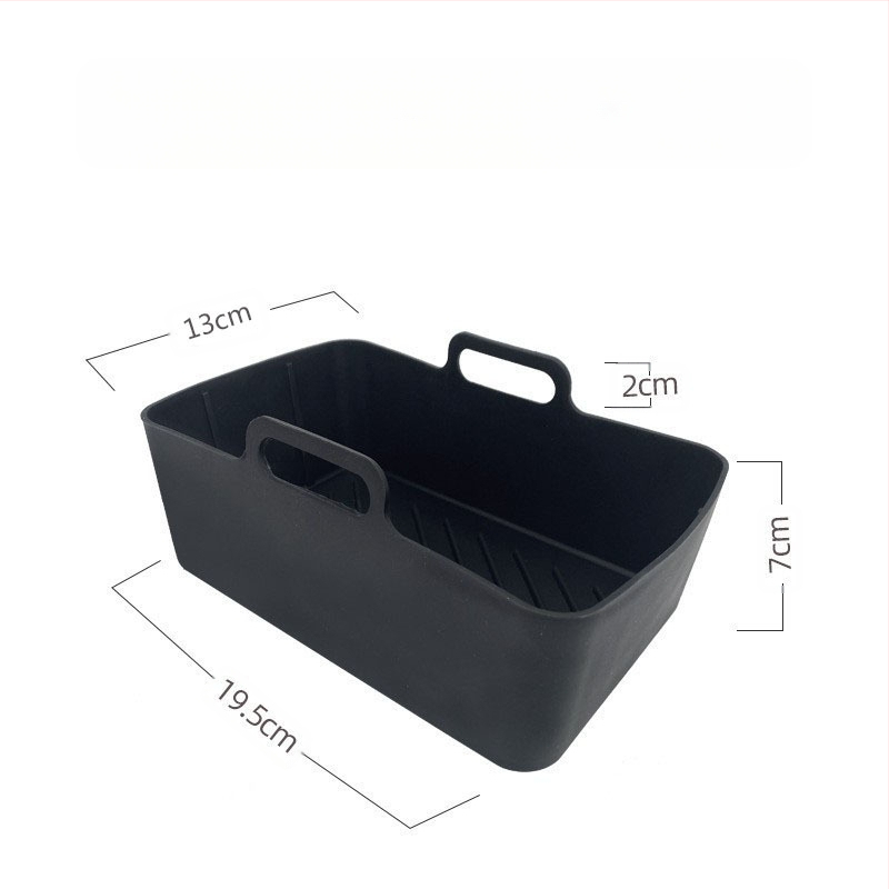 Oro gruzdintuvės kvadratinė silikoninė kepimo skarda virtuvės orkaitės kepimo įdėklas dvigubas specialus gruzdintuvės silikoninės kepimo skardos priedai