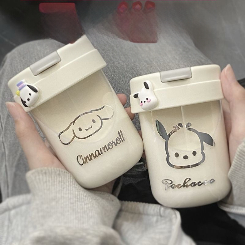 [pirk vieną, gauk kitą nemokamai] Kasdieniai puodeliai su dangteliu, išvaizdūs mini, mieli, kompaktiški, nešiojami puodeliai poroms