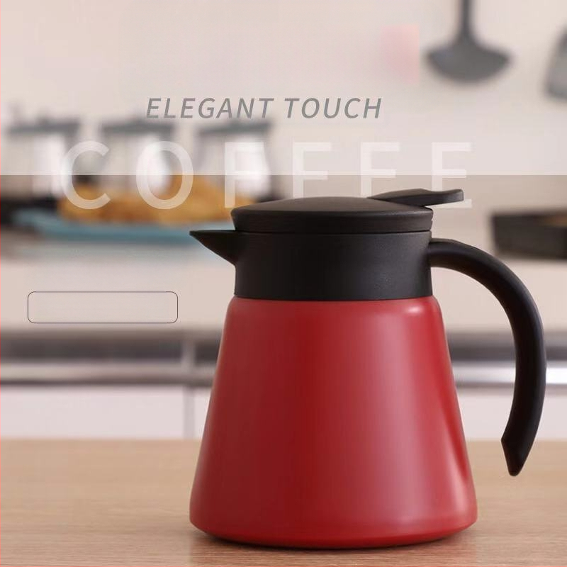 Naujas 304 nerūdijančio plieno izoliacinis kavos virimo aparatas, kūrybingas nešiojamas vakuuminis virdulys, mažo biuro karšto vandens butelis, didmeninė prekyba